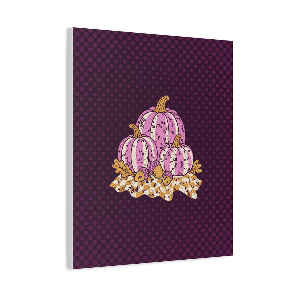 Pumpkin Harvest Matte Canvas Wall Art