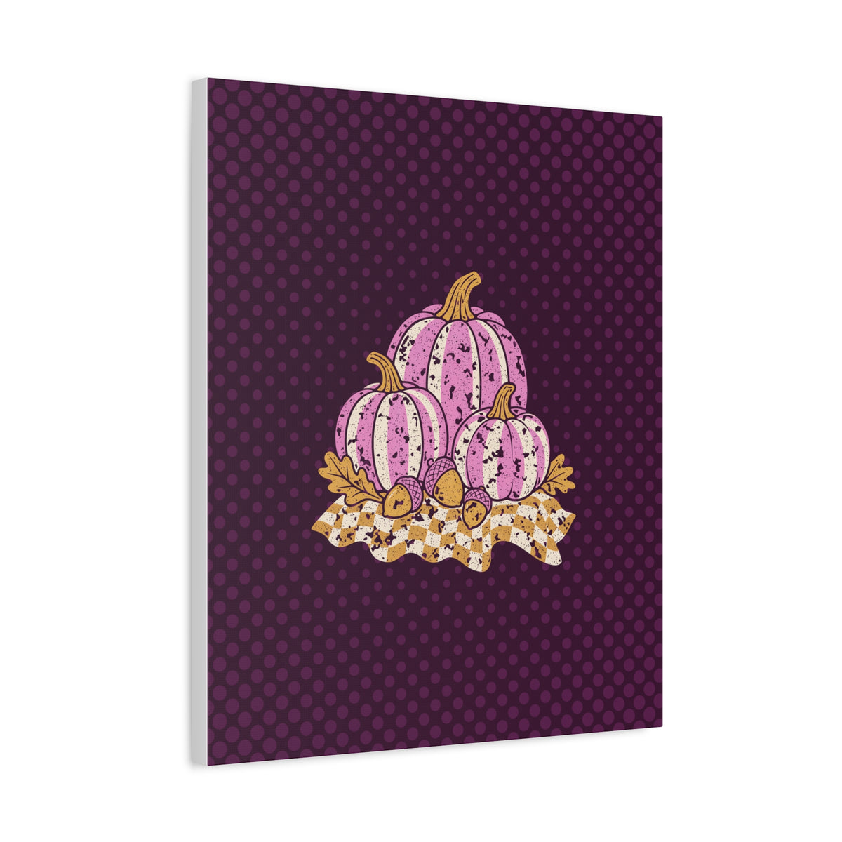Pumpkin Harvest Matte Canvas Wall Art