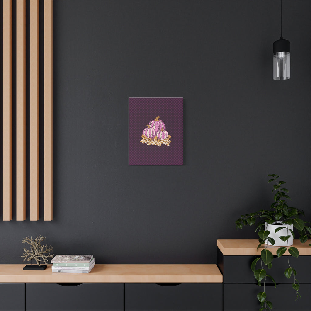 Pumpkin Harvest Matte Canvas Wall Art