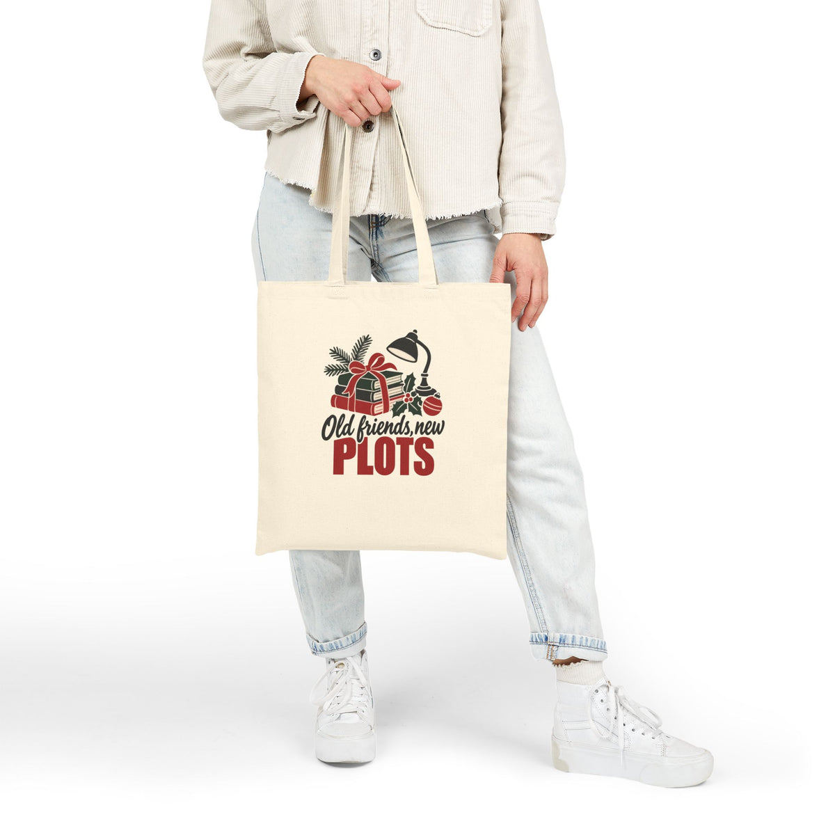 Book Club Christmas Tote for Book Club Members Exchanging Christmas Books