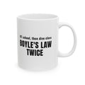 Scuba Diving Gift for Respiratory Therapist Scuba Diver Mug, "Boyle's Law Twice"