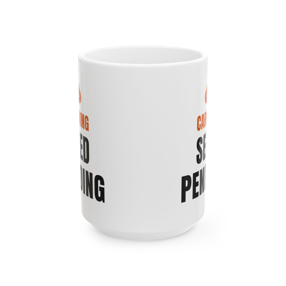 Pumpkin Carving Coffee Mug for Parents, "Carving Seed Pending"