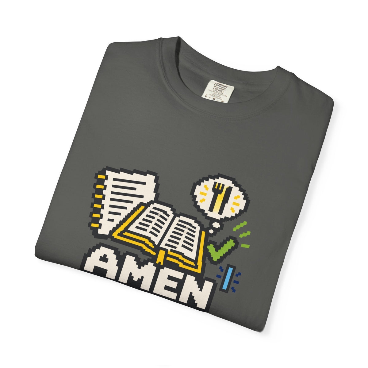 Pastor Appreciation Tee “Amen Then Eats” for Church Members Buying a Pastor Gift