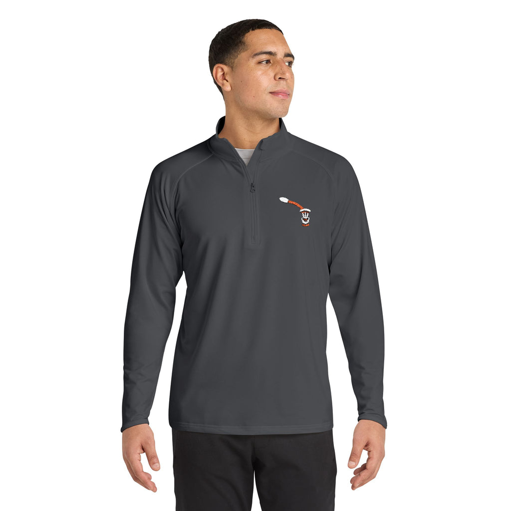 Course Line Disc Golf Embroidered Quarter-Zip