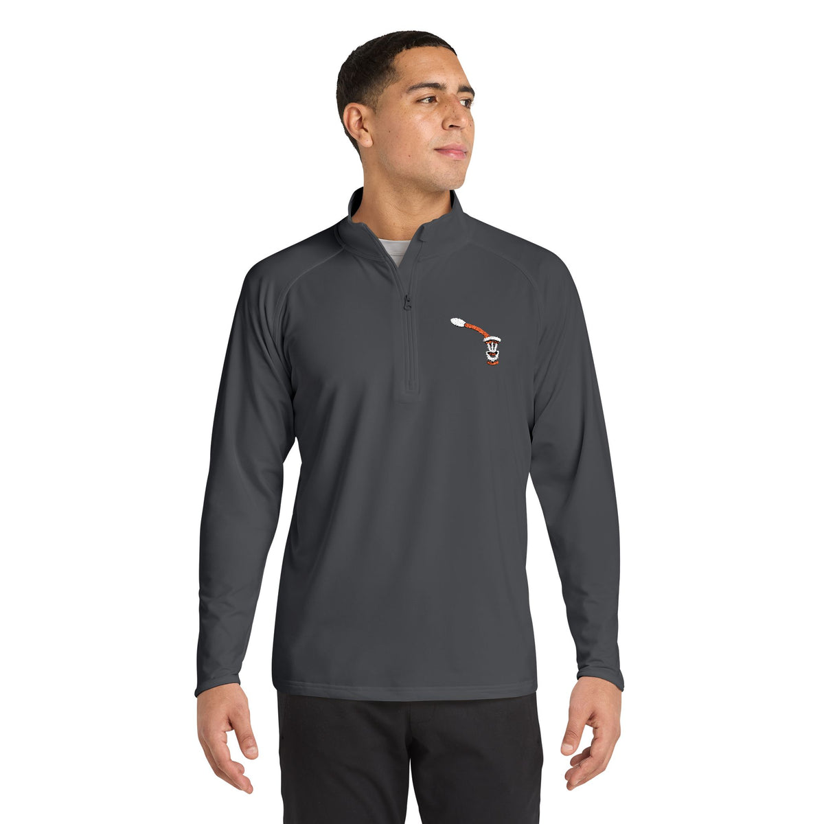 Course Line Disc Golf Embroidered Quarter-Zip