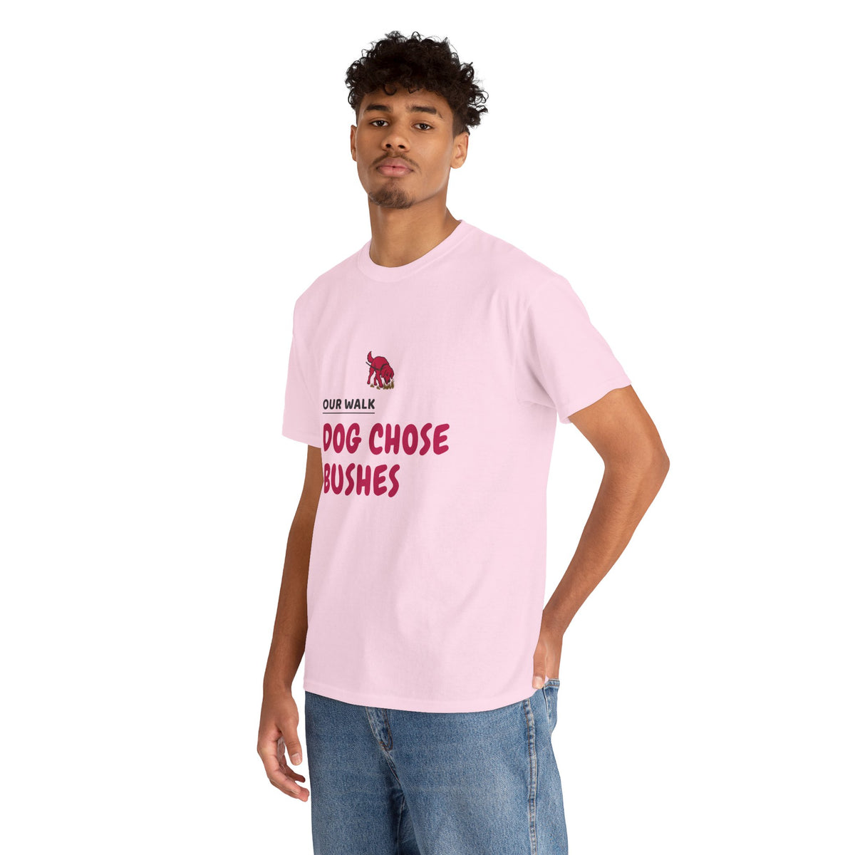 Dog Walk Shirt for Weekend Photo-Walk Dog Owners "Our Walk Dog Chose Bushes"