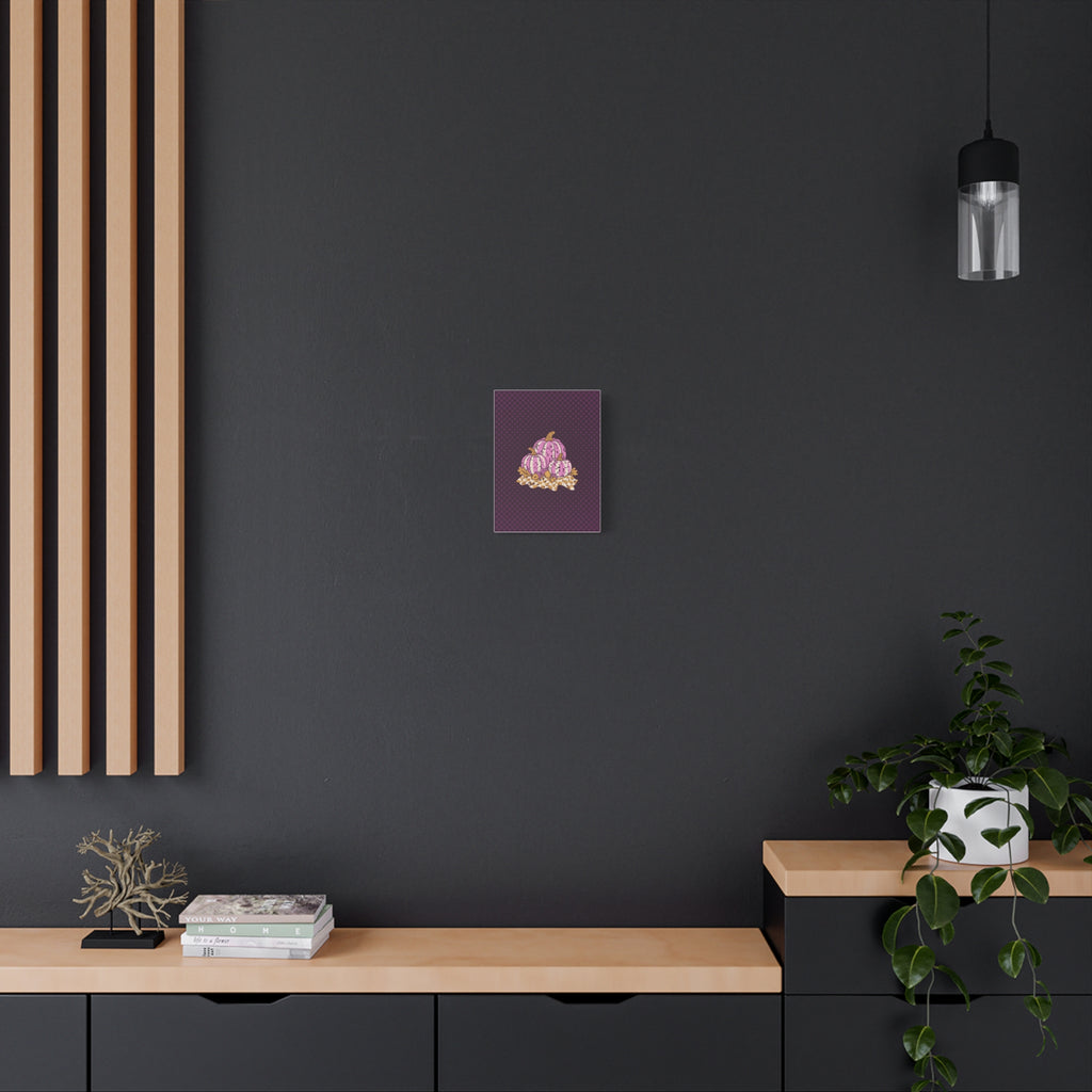 Pumpkin Harvest Matte Canvas Wall Art