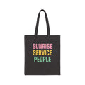 Easter Tote Bag “Sunrise Service People” for Christians Attending Sunrise Services