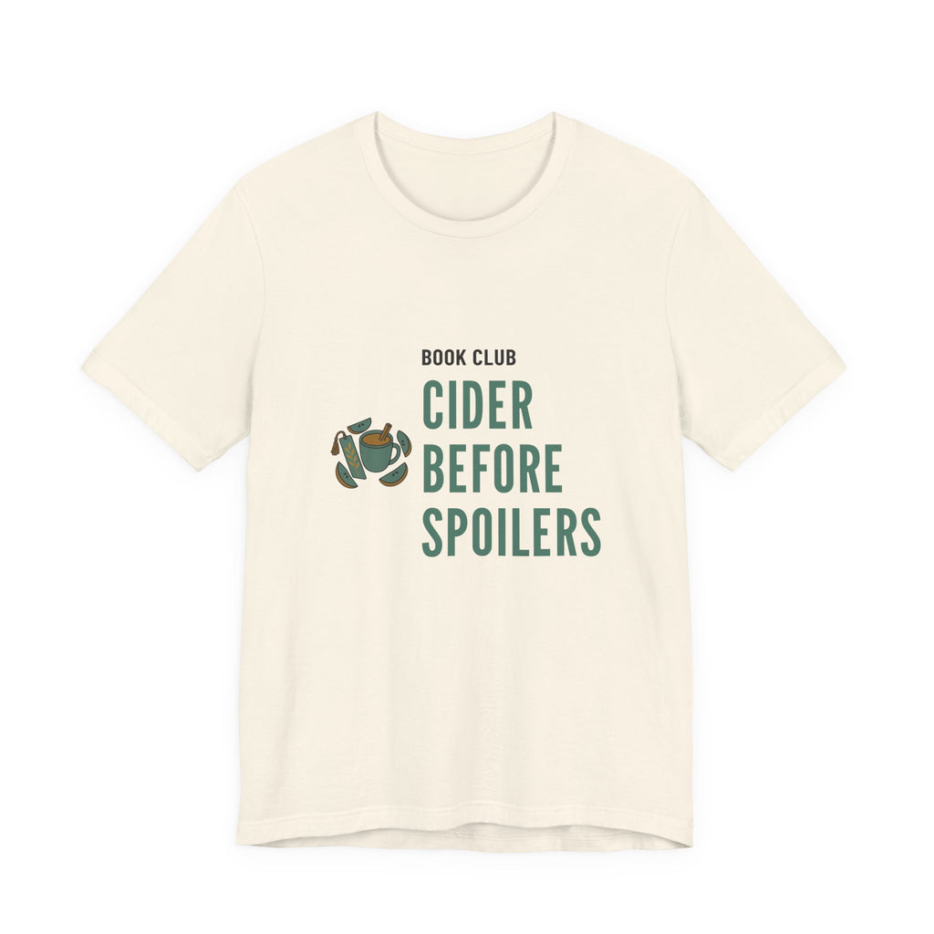 Cider Book Club Shirt for Adult Orchard-Going Reading Friends