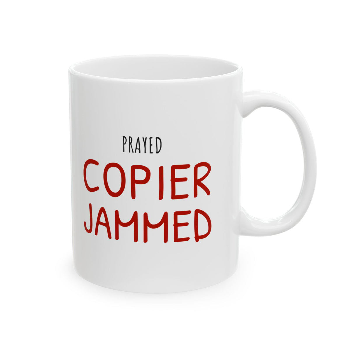 Christian Teacher Mug for Teachers Facing Copier Jams