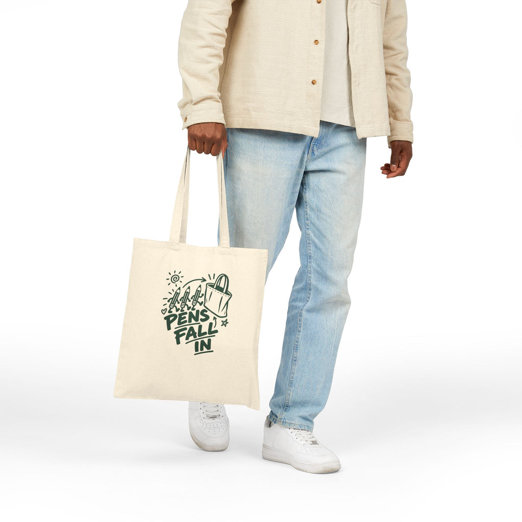 Teacher Tote Bag for Elementary Teachers, “PENS FALL IN”