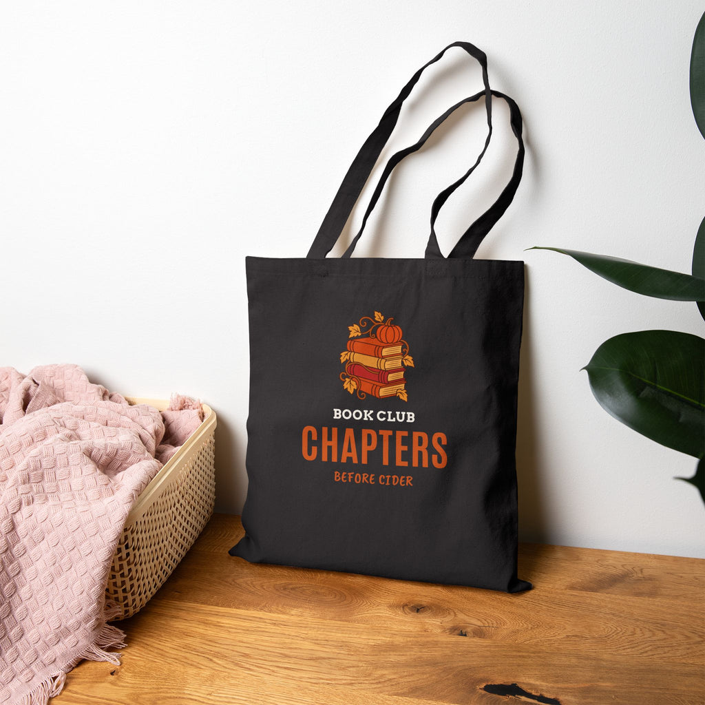 Book Club Tote Bag for Pumpkin-Patch Book Club Friends