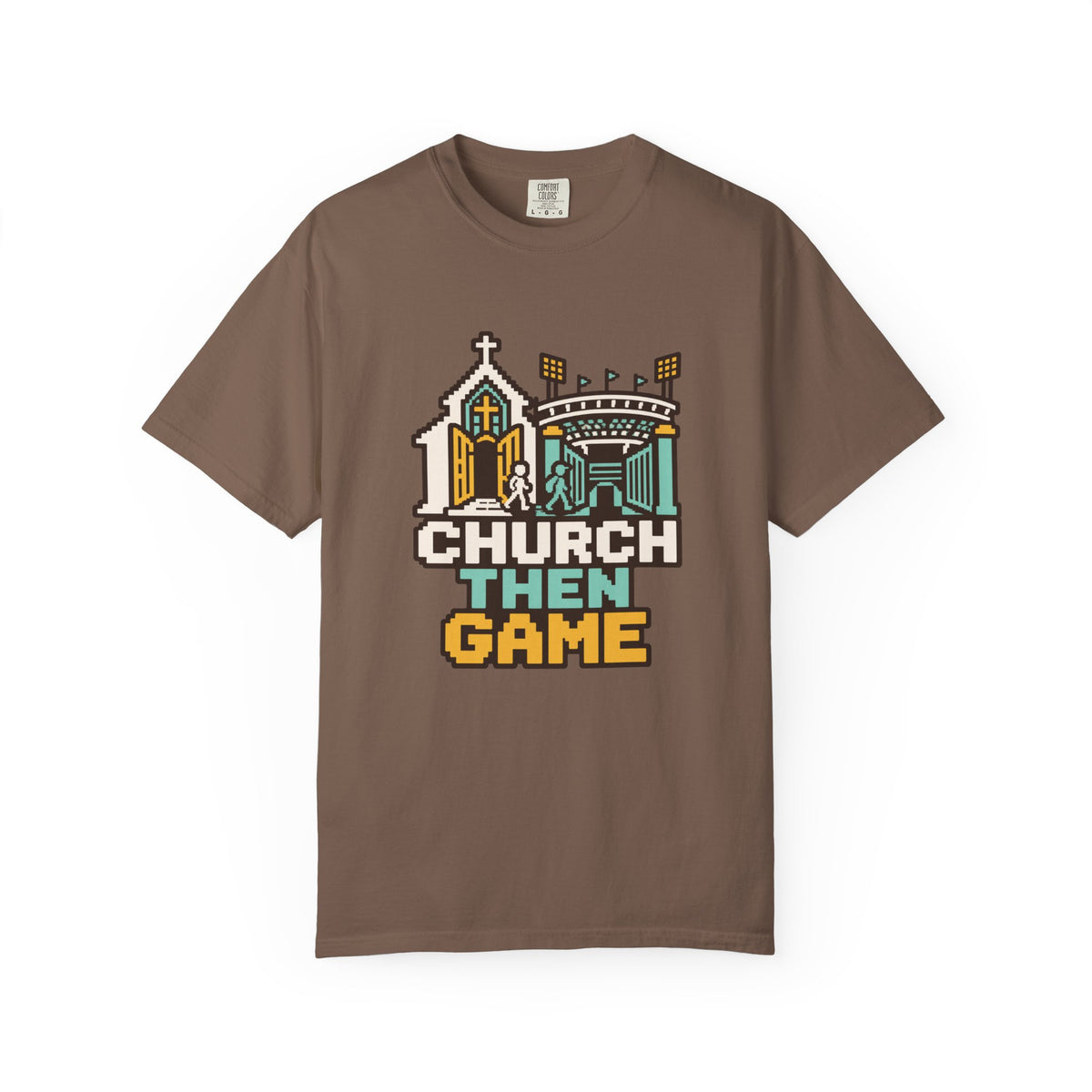 Christian Football Tee for Team-Neutral Christian Fans