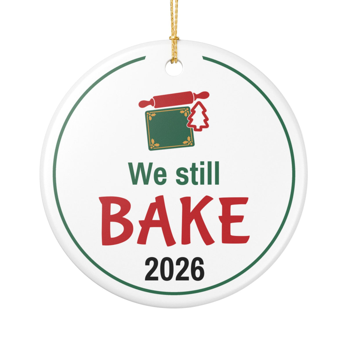 Baker Christmas Ornament for Home Bakers Preserving Family Christmas Recipes