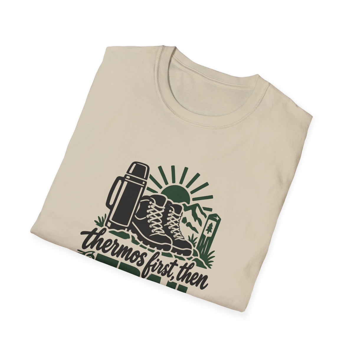 Hiker Trail Shirt: Hiking Tee for Sunrise Day Hikers