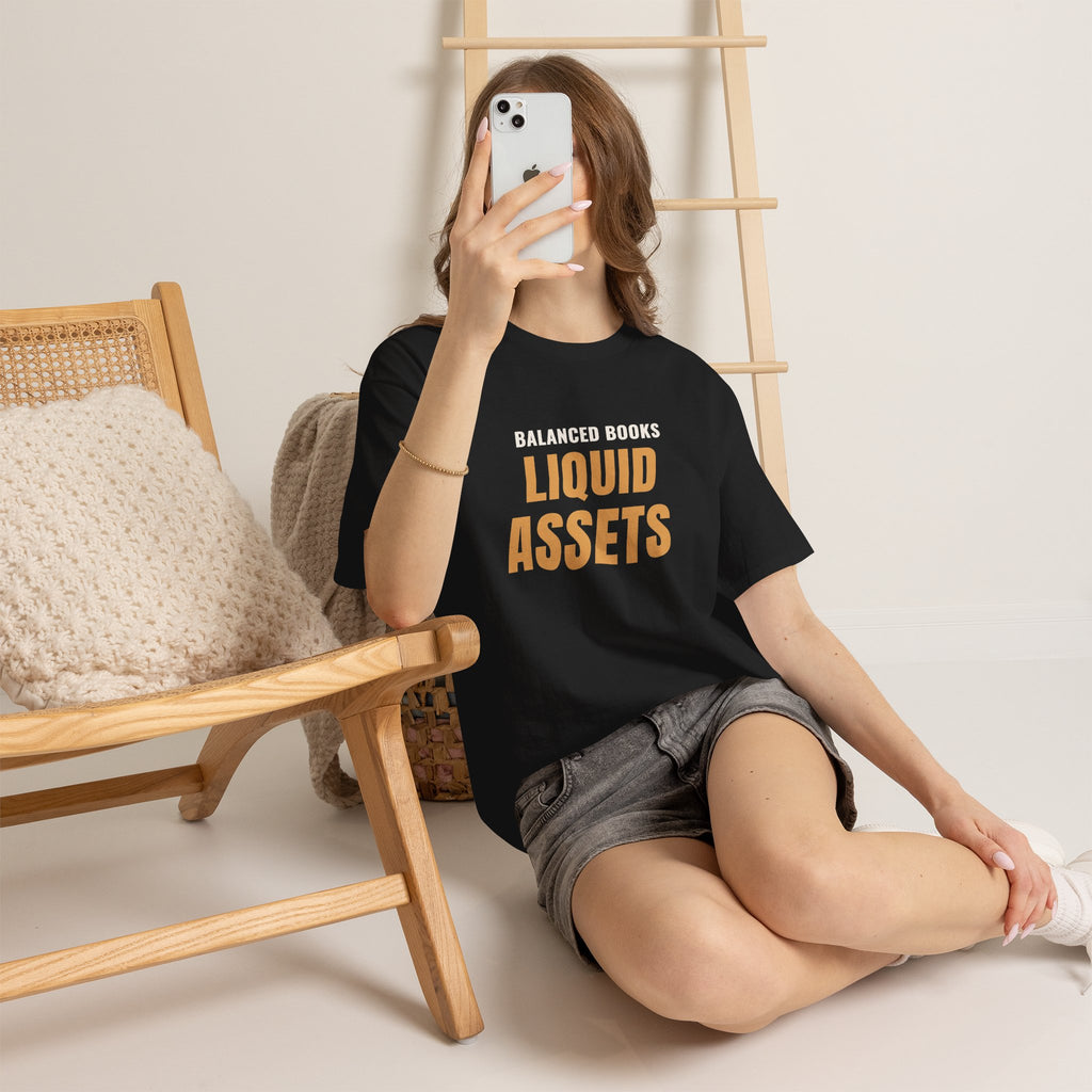 Homebrewing Accountant T-Shirt, "Liquid Assets" Funny Tee for CPAs