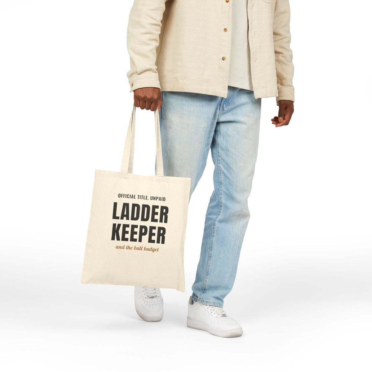 Pickleball Ladder Keeper Tote Bag for Club Organizer Gift