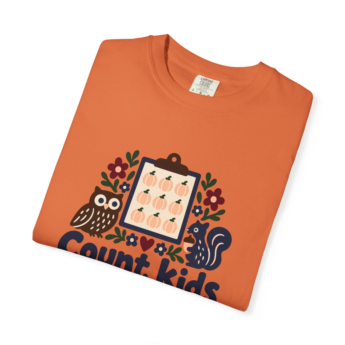 Halloween Teacher Shirt for Elementary Teachers, "Count kids THEN BOO"