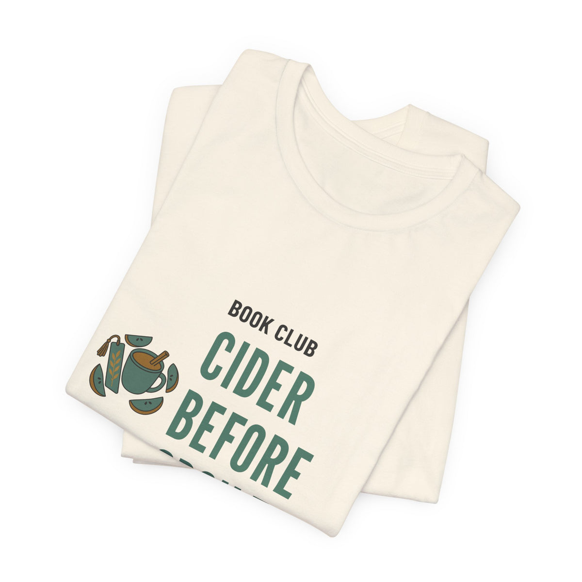 Cider Book Club Shirt for Adult Orchard-Going Reading Friends