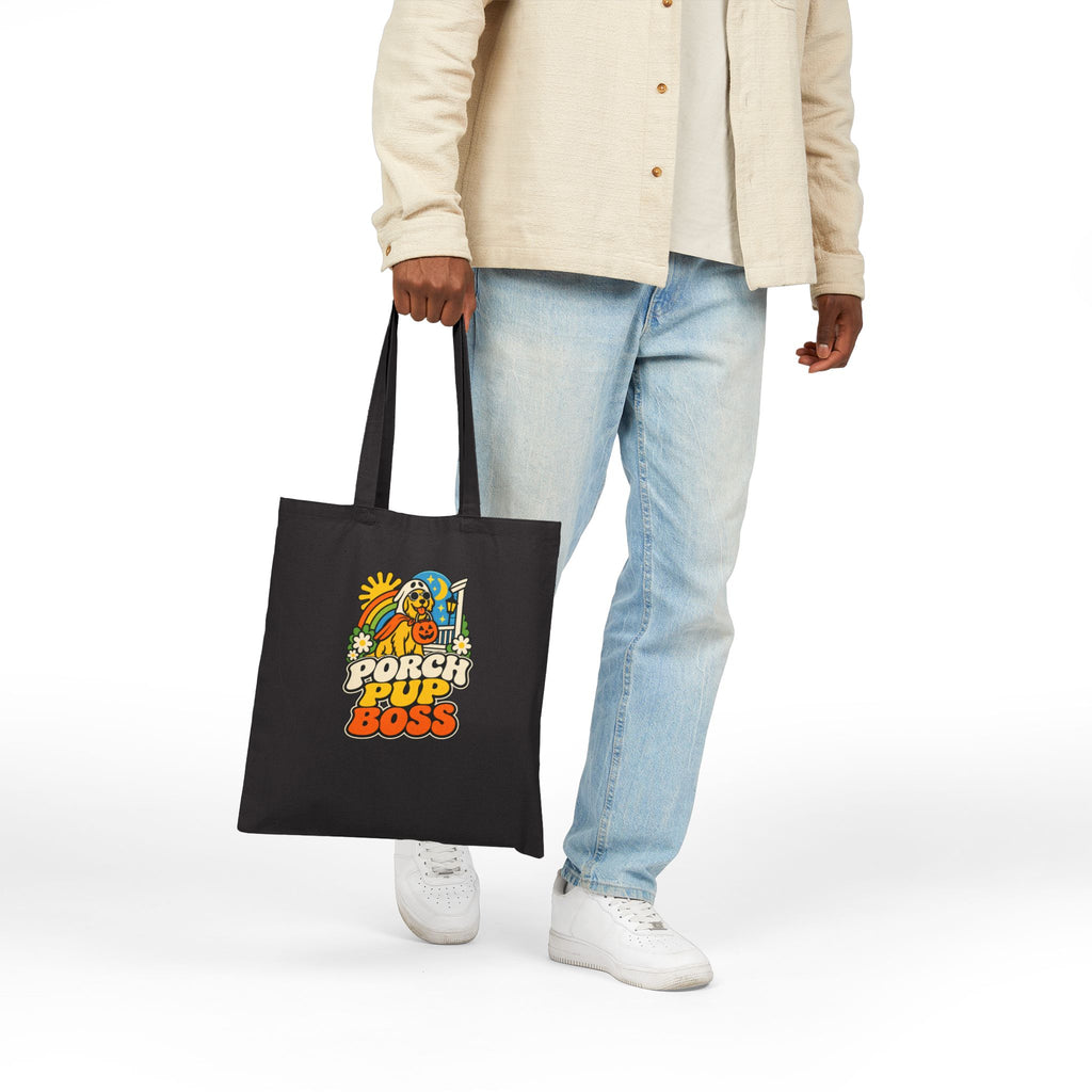 Dog Halloween Tote Bag for Dog-Owning Trick-or-Treat Households