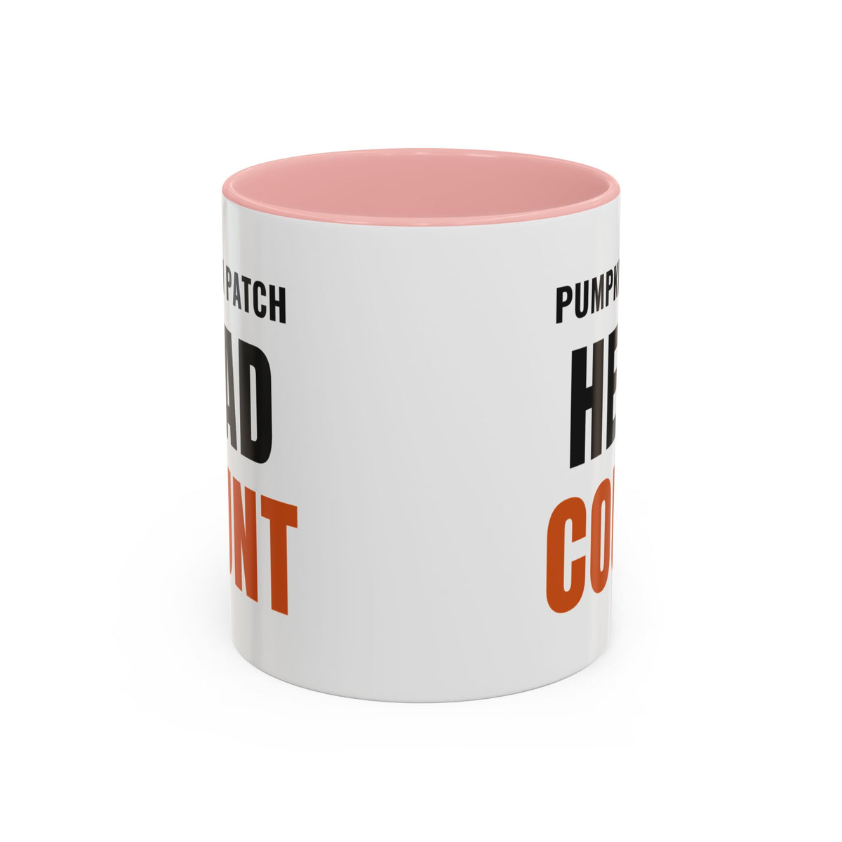 Pumpkin Patch Head Count Coffee Mug | color:Pink