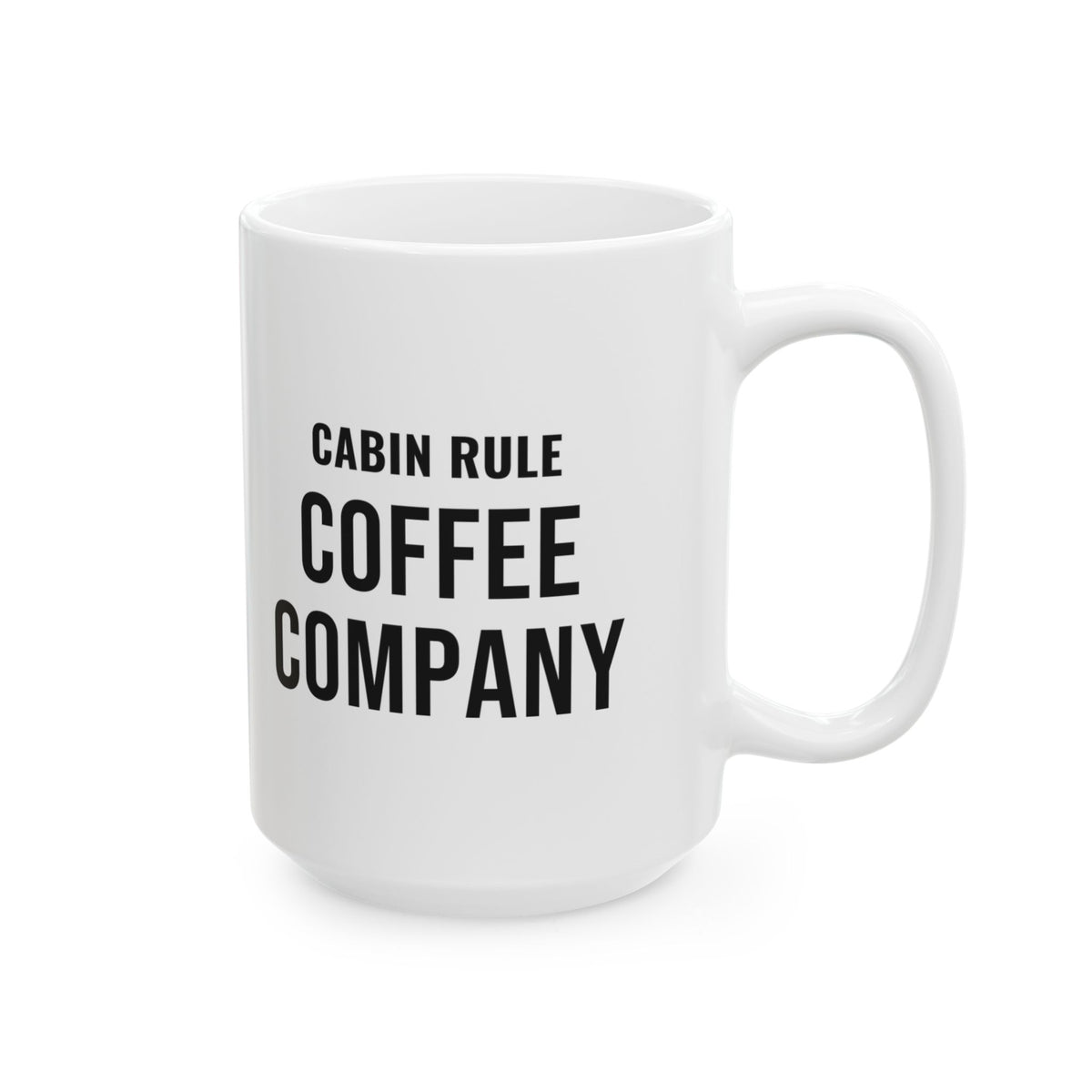 Fall Cabin Host Mug for Adult Cabin Hosts, “Cabin Rule: Coffee Company”