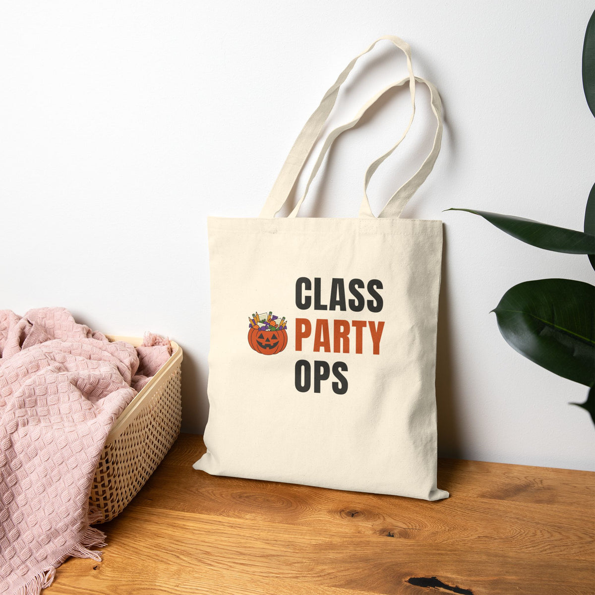 Teacher Halloween Tote, "Class Party Ops" for Elementary Teachers