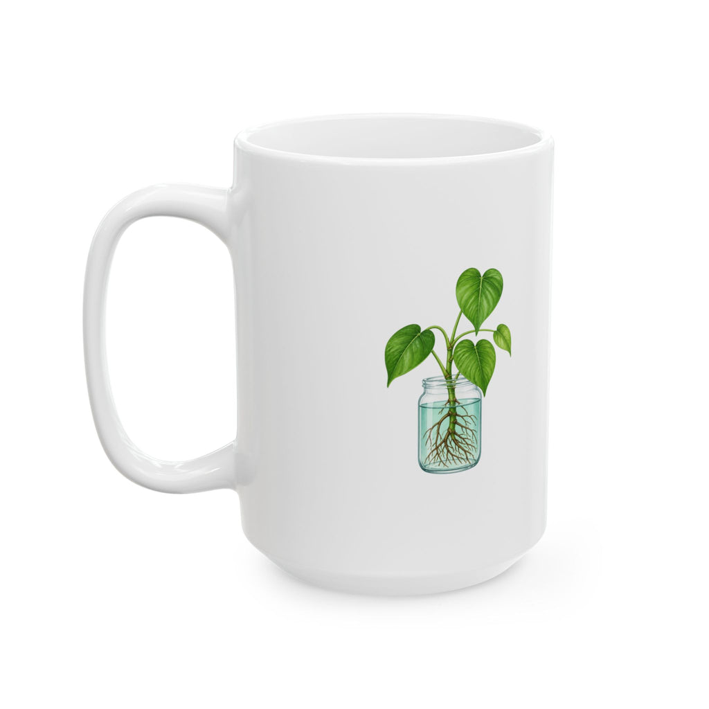 Philodendron Propagation Mug – Botanical Plant Lover Gift, 11oz & 15oz