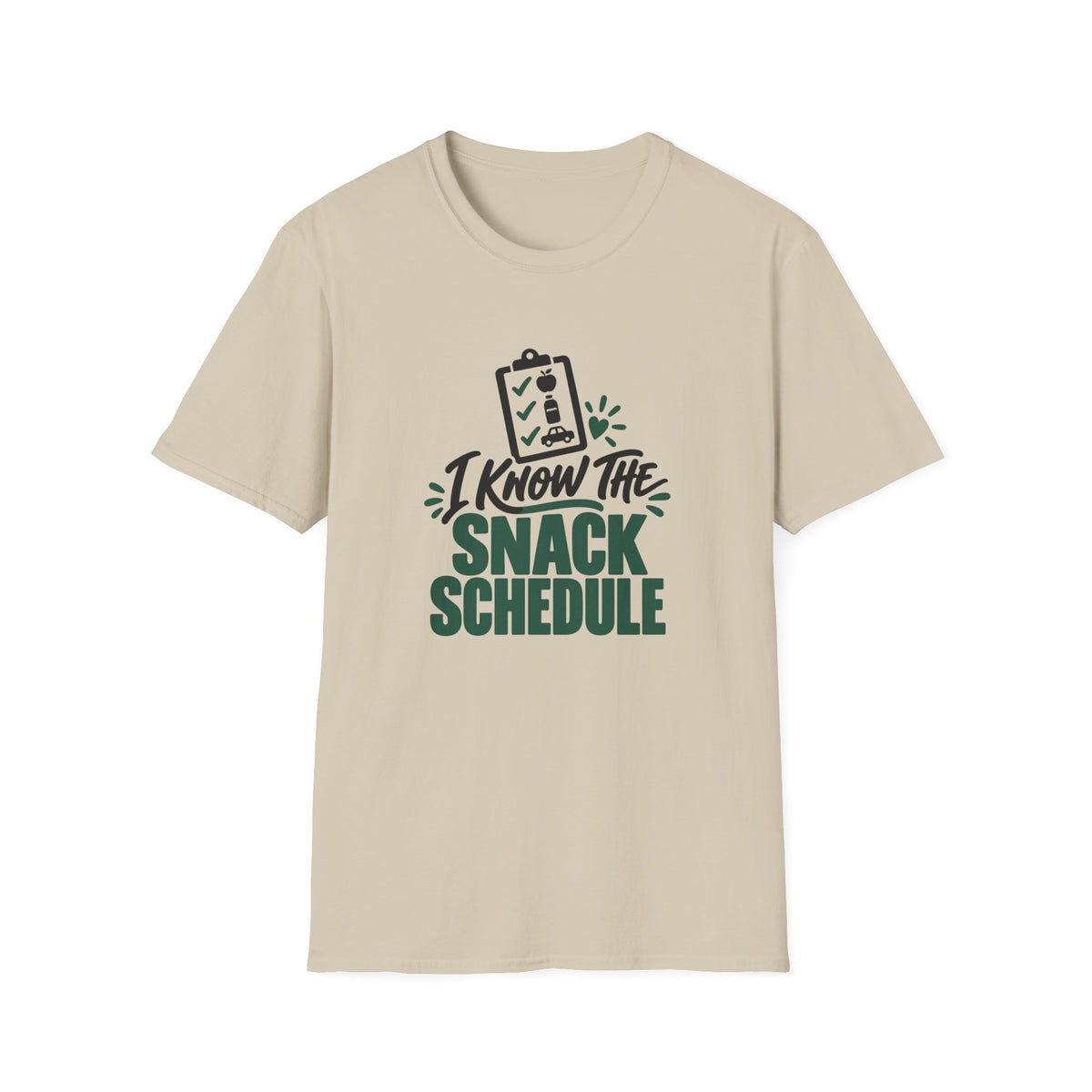 Football Mom Shirt for Youth Game-Day Moms, “I Know the Snack Schedule”
