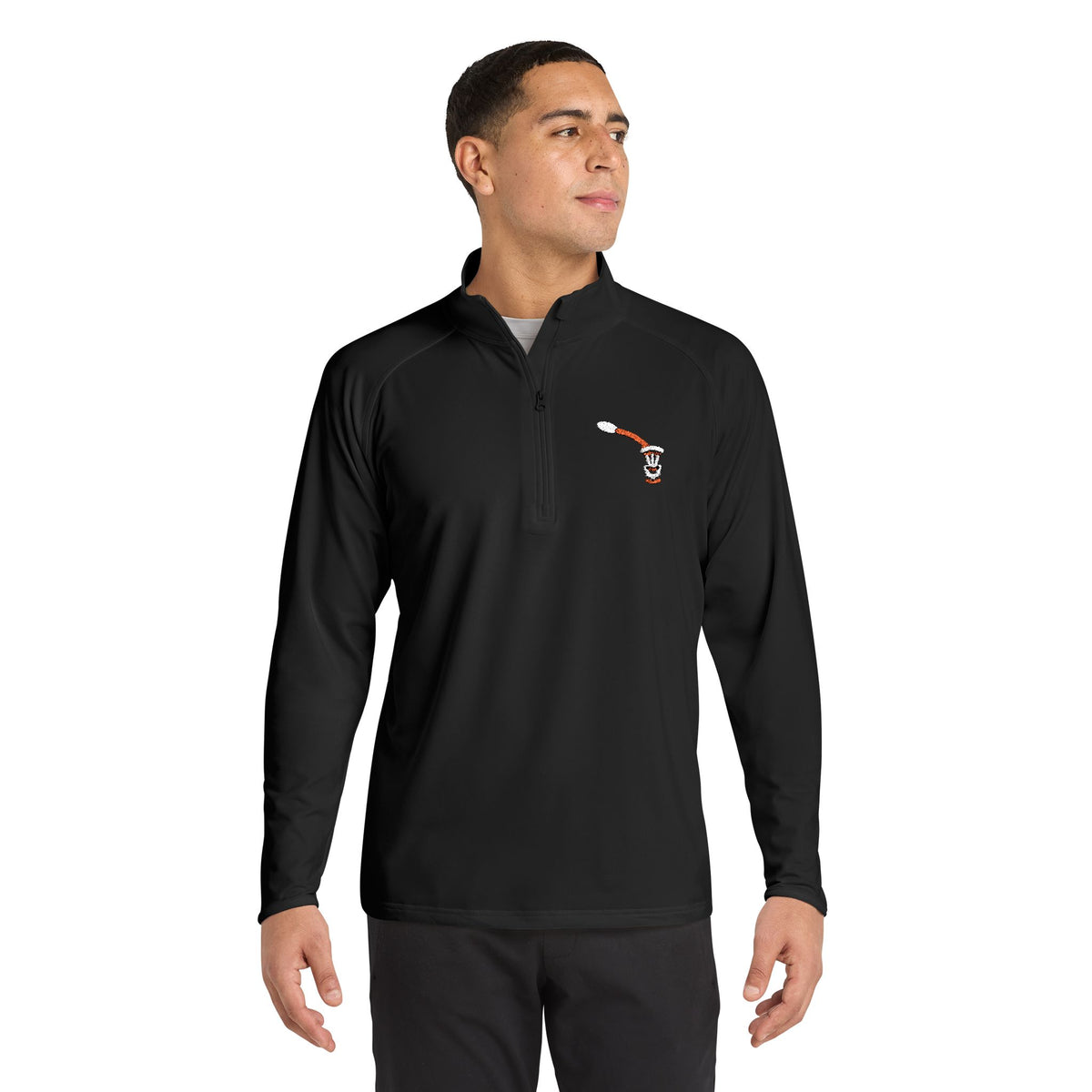 Course Line Disc Golf Embroidered Quarter-Zip