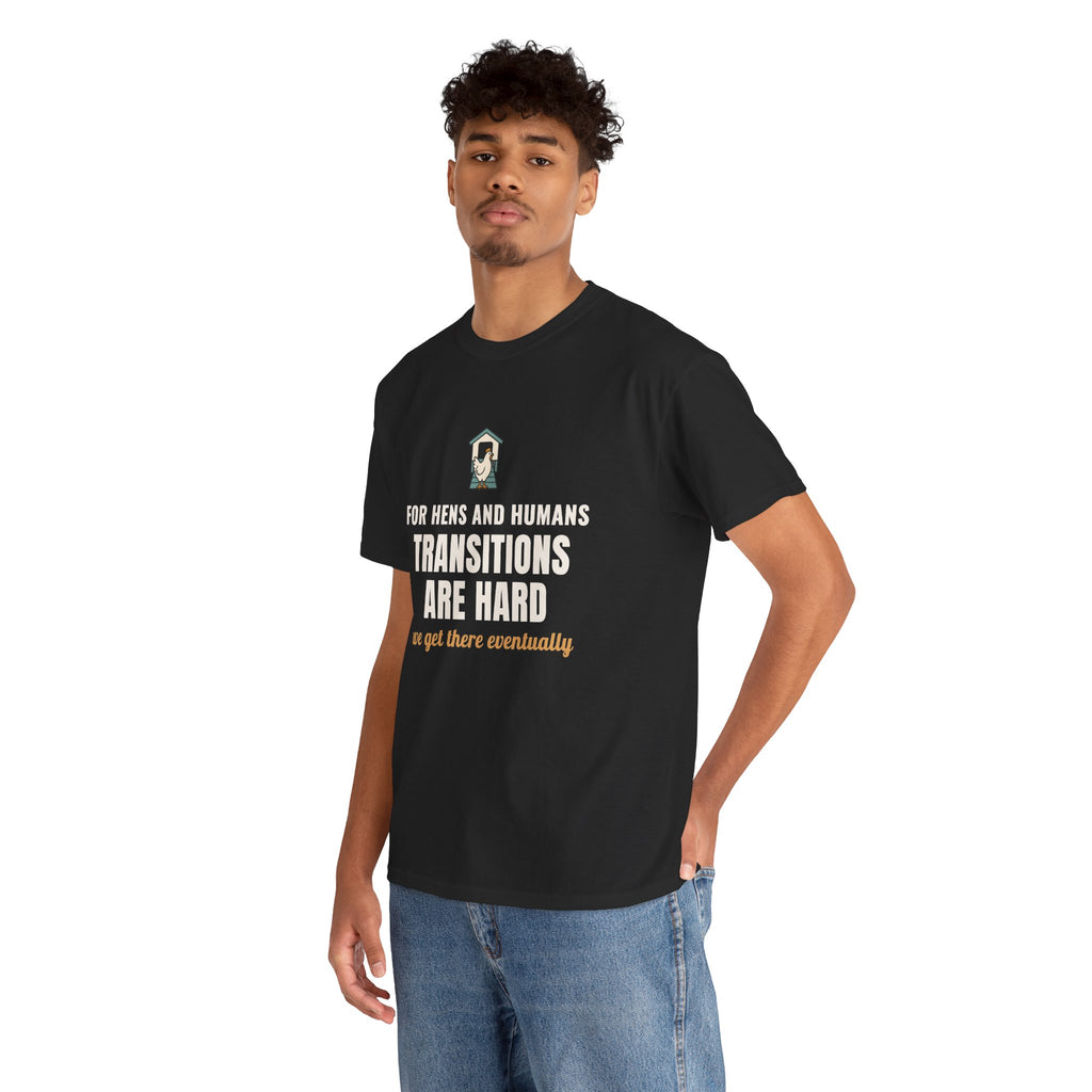 Backyard Chickens "Transitions Are Hard" Special Education Teacher Chicken Shirt