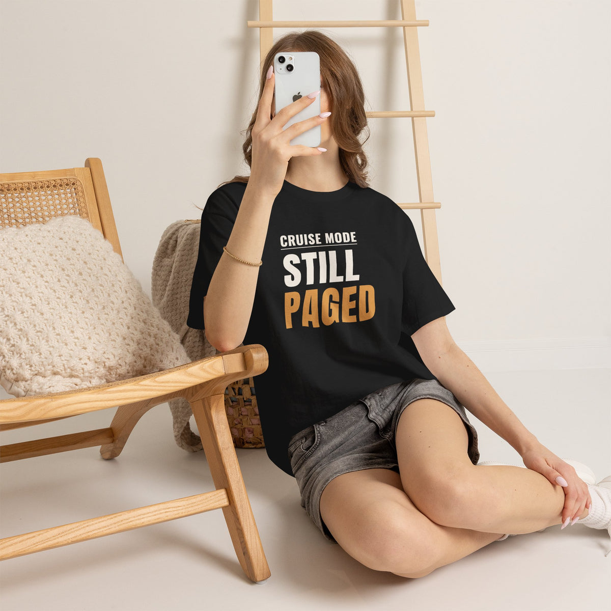 Cruise Tech Shirt for On-Call Workers “Cruise Mode Still Paged”