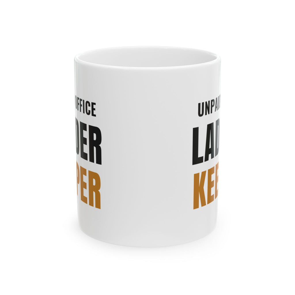 Pickleball Ladder Keeper Mug, "Unpaid Office" Gift for Club Organizers