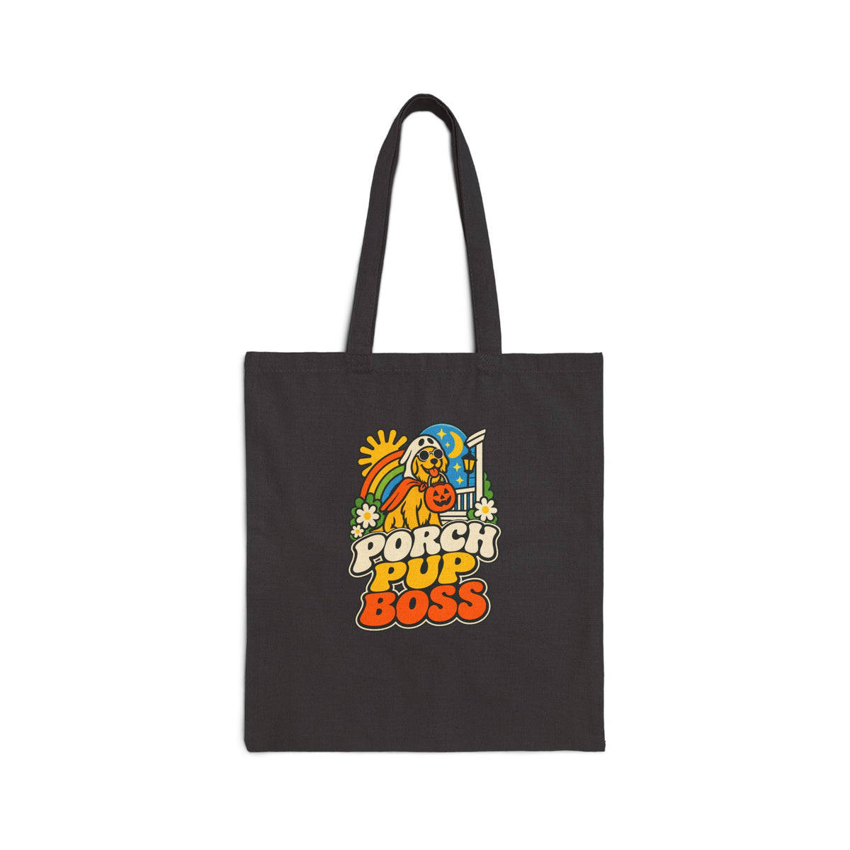 Dog Halloween Tote Bag for Dog-Owning Trick-or-Treat Households