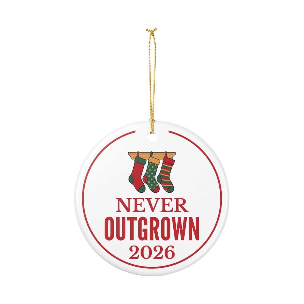 Mom Christmas Ornament for a Tradition-Keeping Mom, “Never Outgrown” 2026