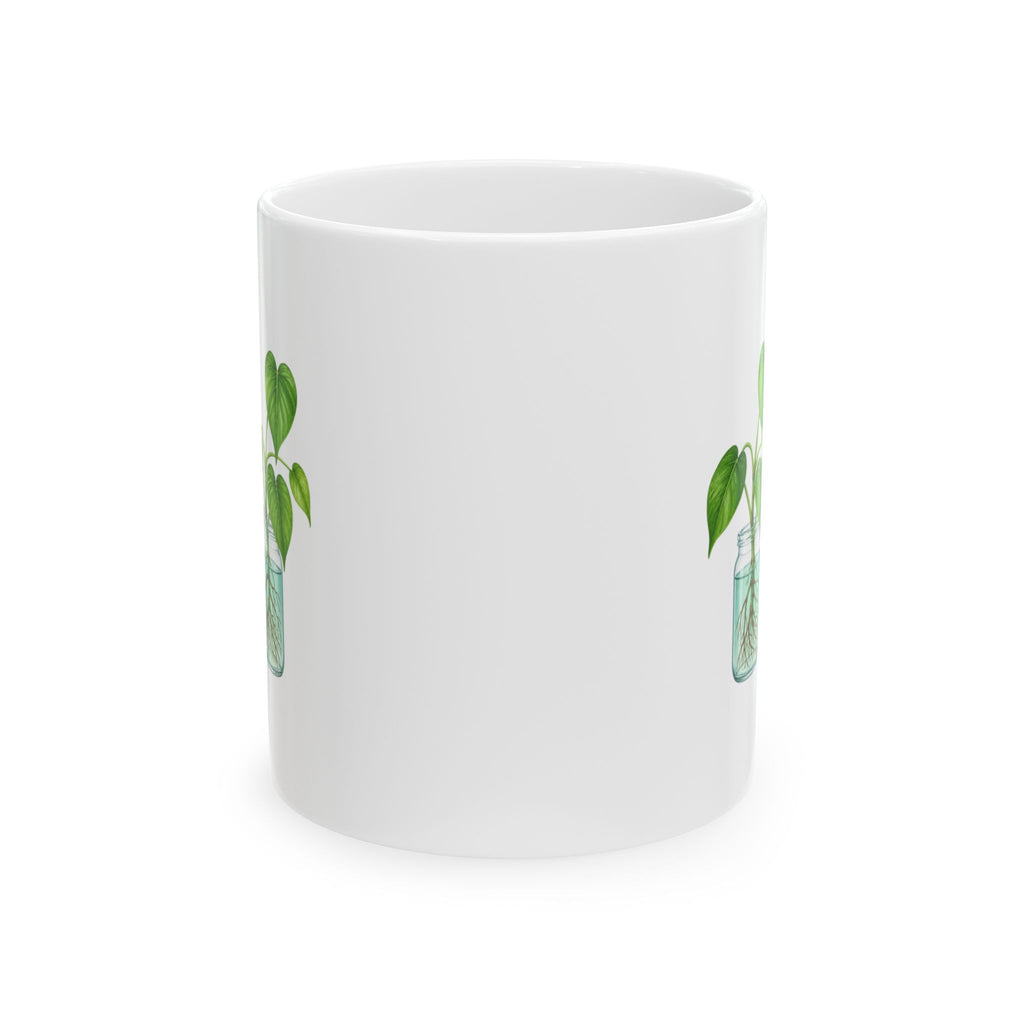 Philodendron Propagation Mug – Botanical Plant Lover Gift, 11oz & 15oz