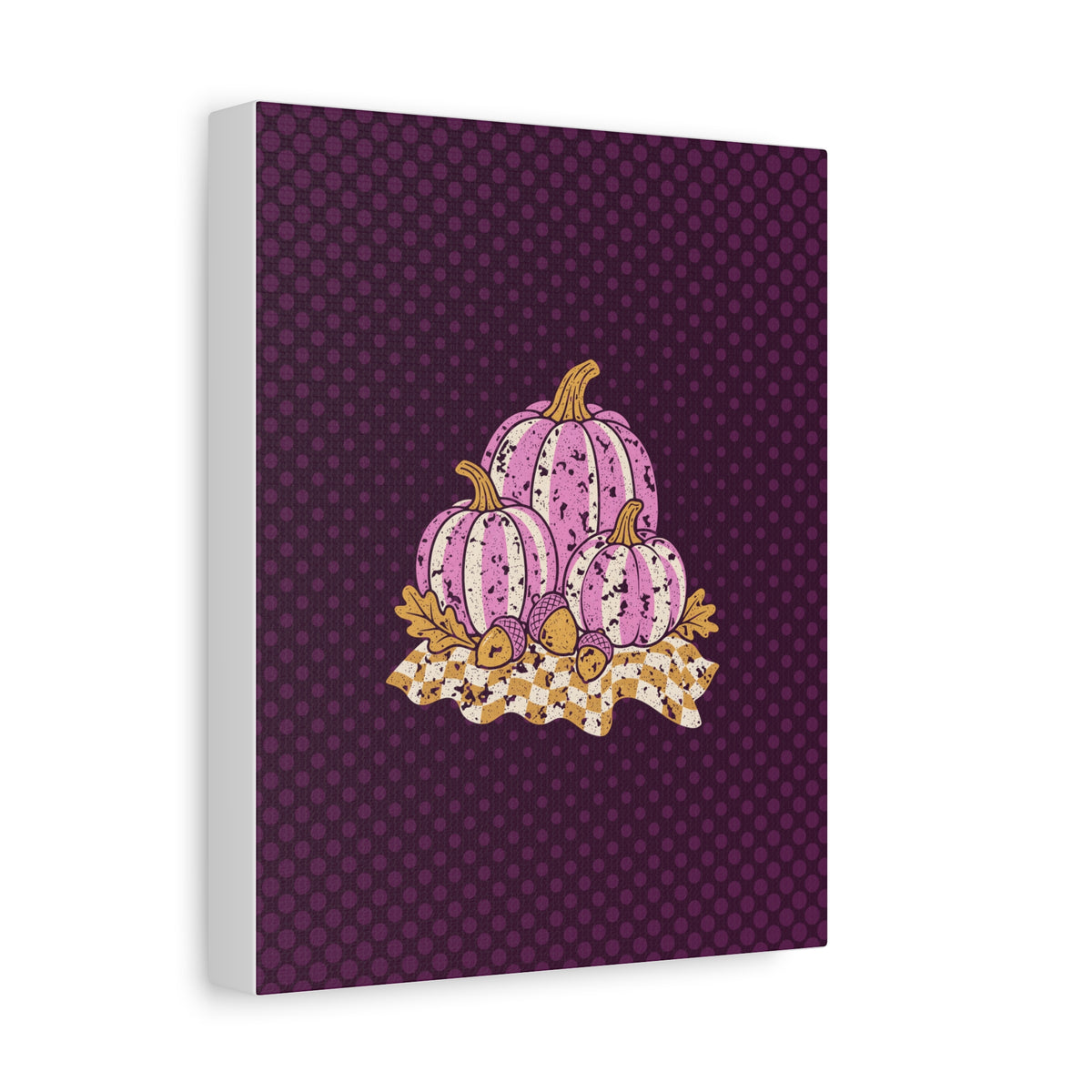 Pumpkin Harvest Matte Canvas Wall Art