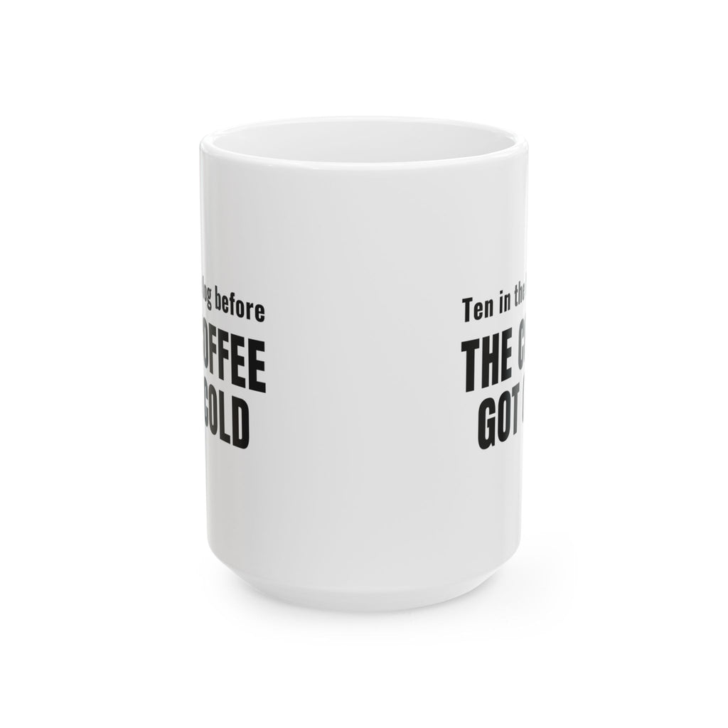 POTA Activation Coffee Mug for Ham Radio Operators, "The Coffee Got Cold"