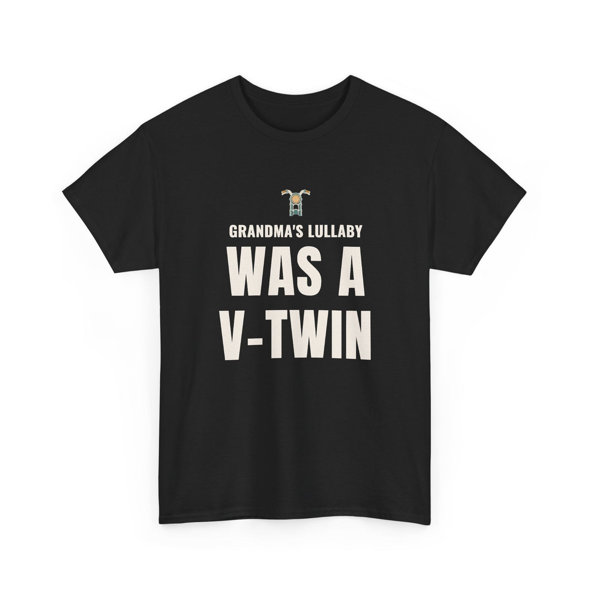Grandma's Lullaby Was a V‑Twin T‑Shirt, Vintage Motorcycle Grandma Tee