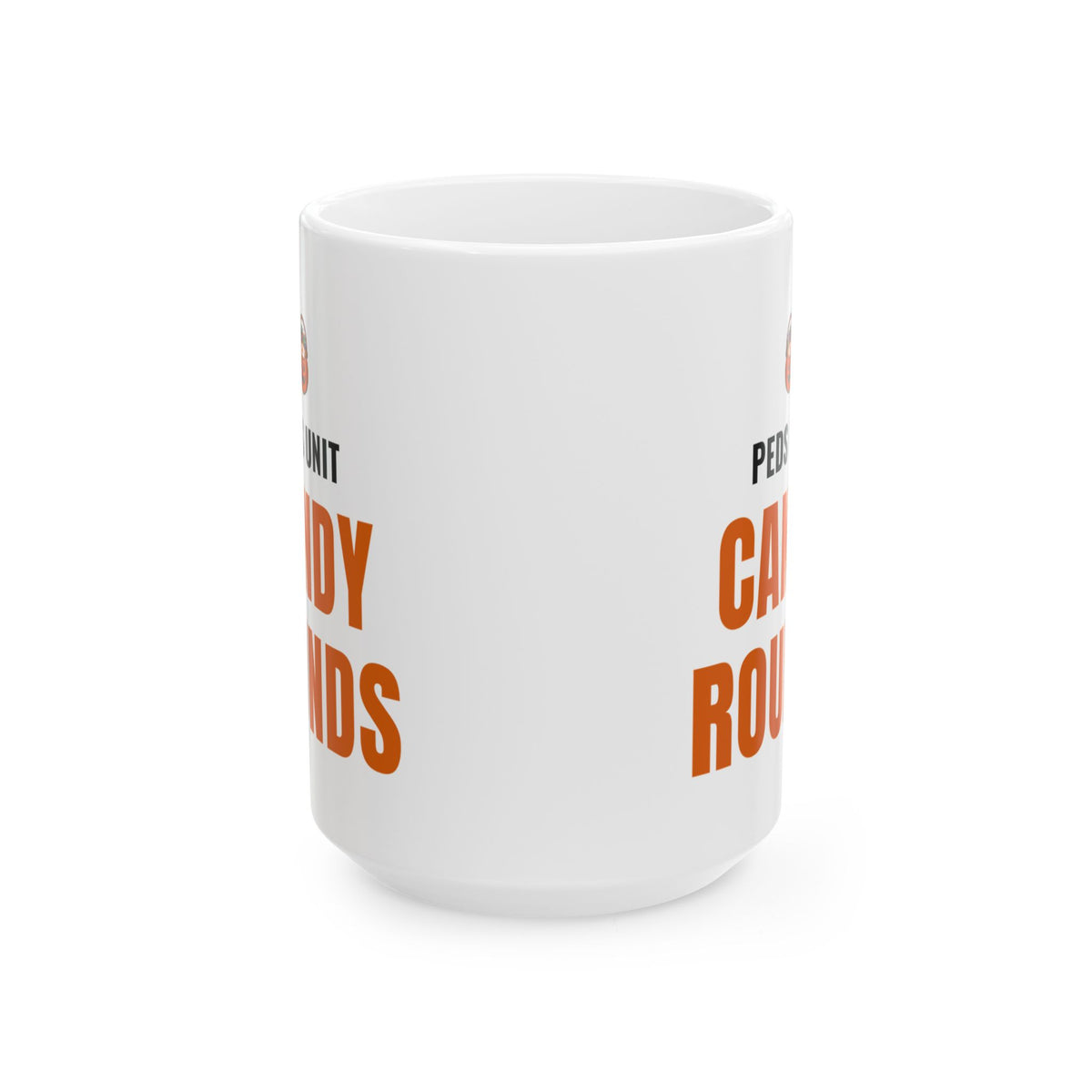 Pediatric Nurse Halloween Mug for Peds Nurses, "Peds Unit Candy Rounds"