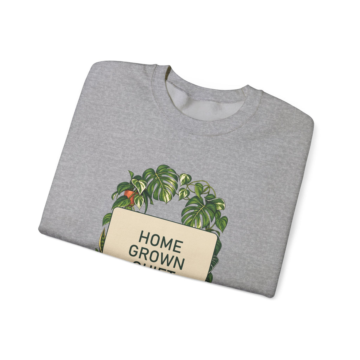 Home Grown Quiet Botanical Crewneck