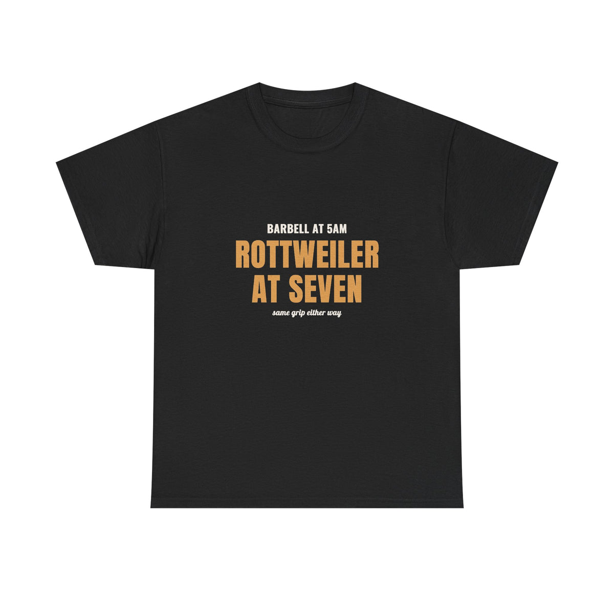 Vet Tech CrossFit Shirt, "Rottweiler at Seven" Tee for Dog Lovers