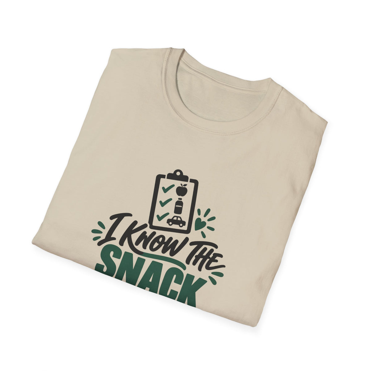 Football Mom Shirt for Youth Game-Day Moms, “I Know the Snack Schedule”