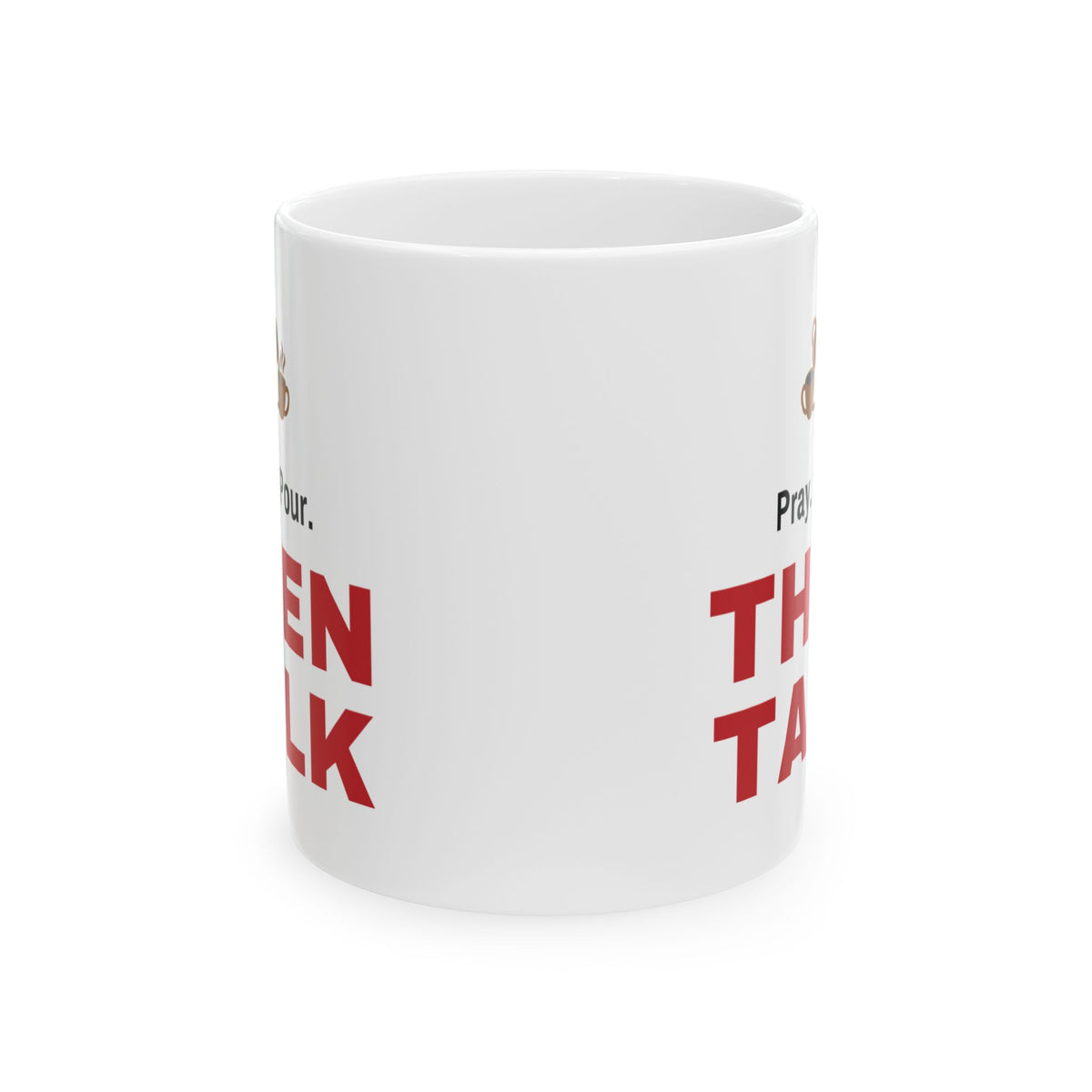Christian Coffee Mug for Christians Who Protect Their Morning Prayer Time