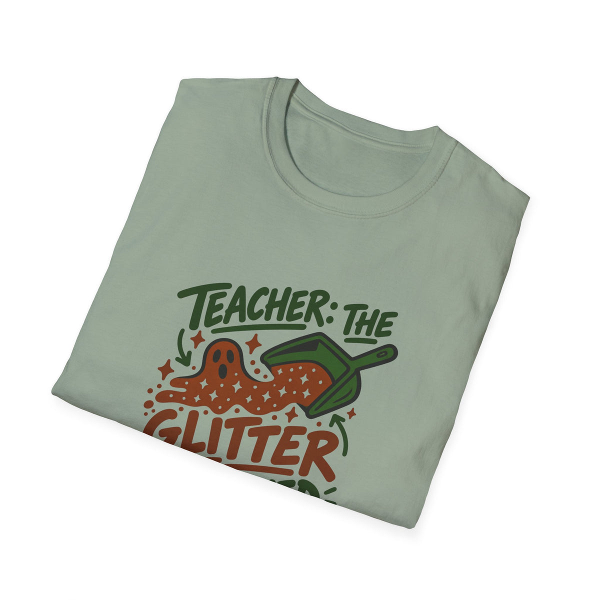Teacher Halloween Shirt for Elementary Teachers, "Teacher: The Glitter Survived"