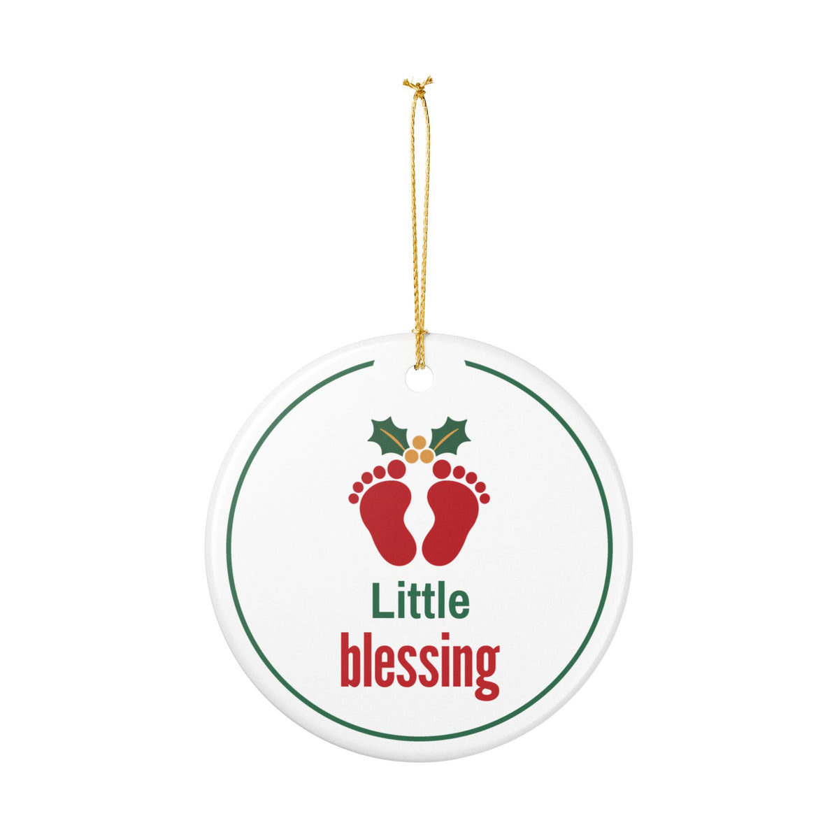 Christian Mom Baby Ornament for Moms Celebrating Baby's First Christmas