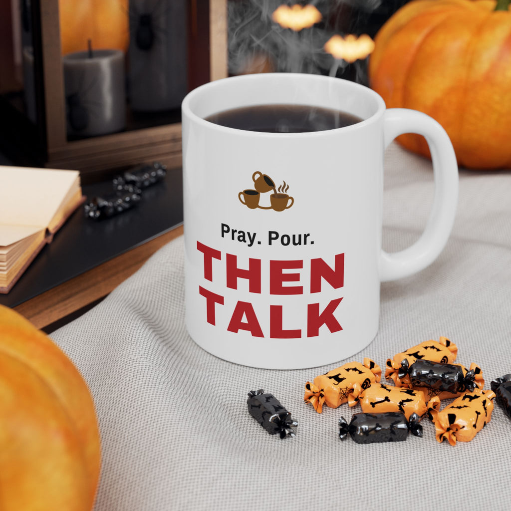 Christian Coffee Mug for Christians Who Protect Their Morning Prayer Time