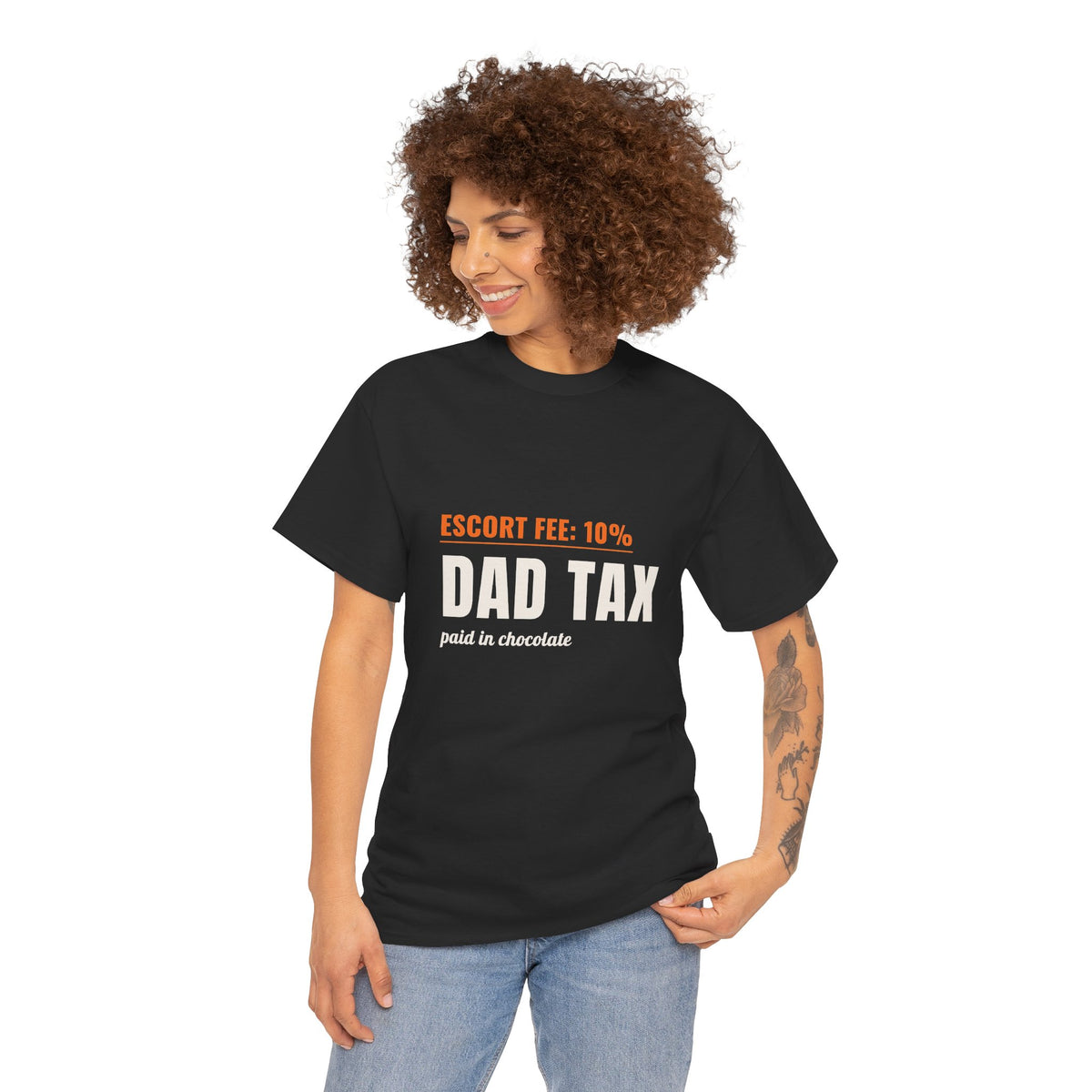 Halloween Dad Tax Shirt for Trick-or-Treat Dads, "Dad Tax" Tee