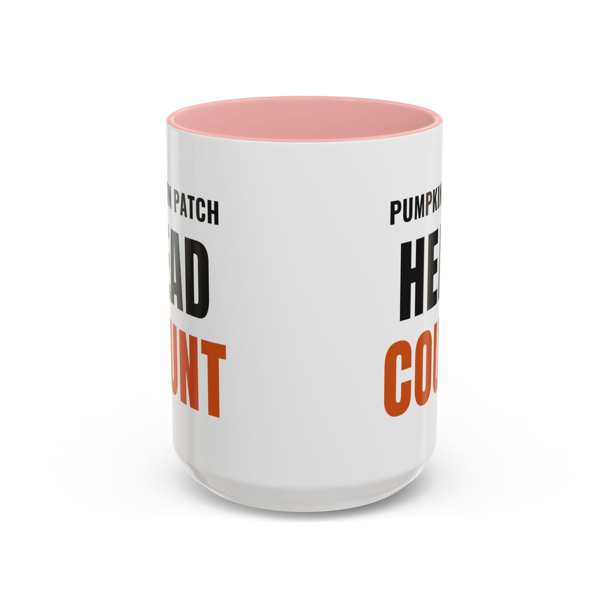 Pumpkin Patch Head Count Coffee Mug | color:Pink