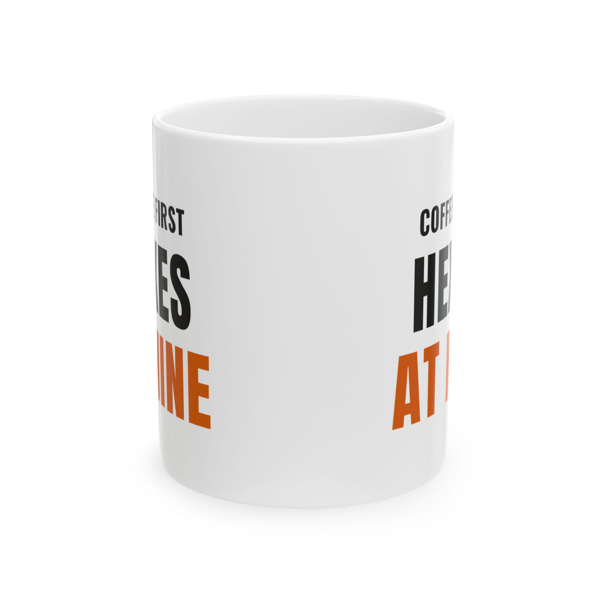 Spooky Season Coffee Mug for Witchy Women, "Coffee First, Hexes At Nine"